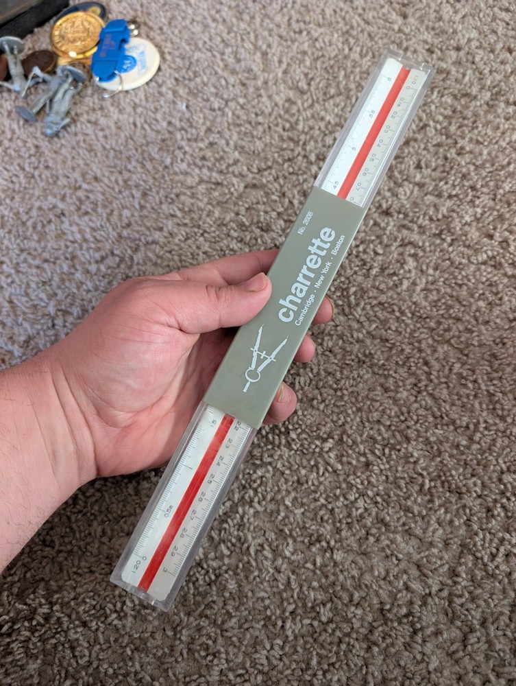Charrette No.2608 Drafting Ruler