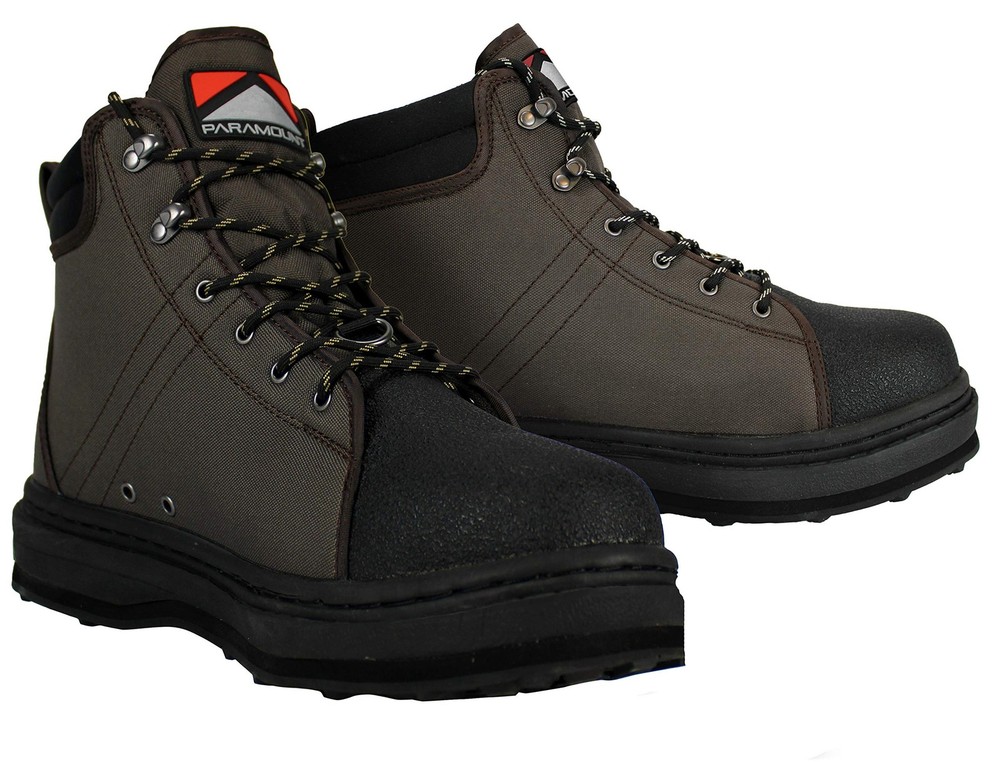 Stonefly Cleated Sole Wading Boot, Rubber Bottom Wading Shoe (12)