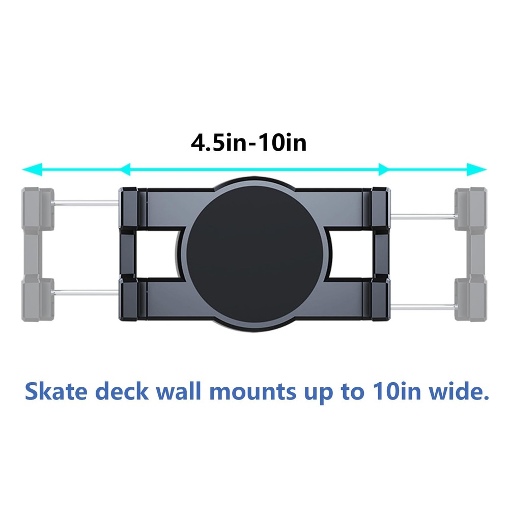 Skate Deck Wall Mount,360Â° rotatable Skateboard Wall Mount,Floating Display
