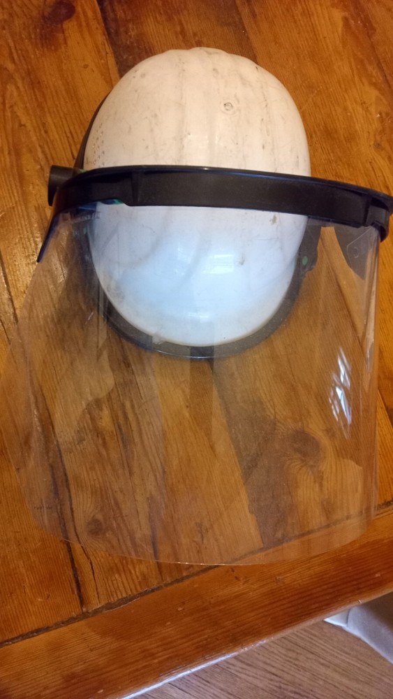 MSA 10187162 Universal Black Face Shield Frame & Visor 10115836 (Clear) Lot