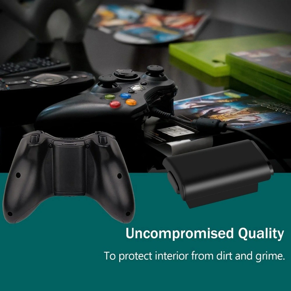 10PCS AA Battery Back Cover Case Shell Pack For Xbox 360 Wireless Controller USA