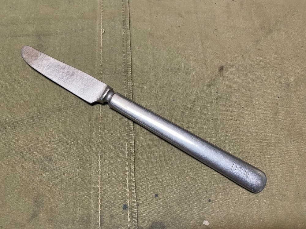 ORIGINAL WWII US NAVY USN MESS KIT KNIFE UTENSIL