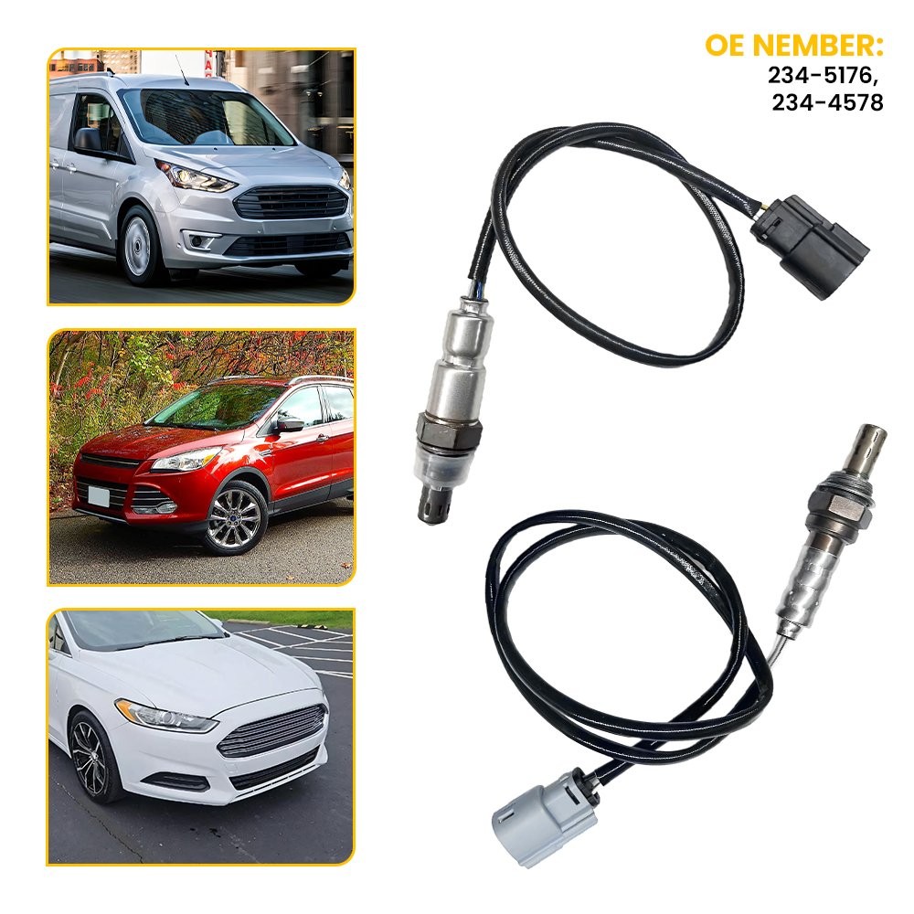 For Ford Escape 2.5L L4 2Pcs Upstream + Downstream Lambda Oxygen Sensor 234-5176