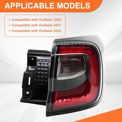 Tail Light Assembly Side Compatible with Outback 2020 2021 2022 Rear Tail Left