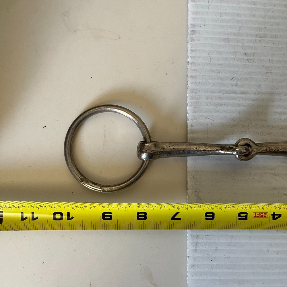 Loose Ring Stainless Steel Snaffle Bit 5in