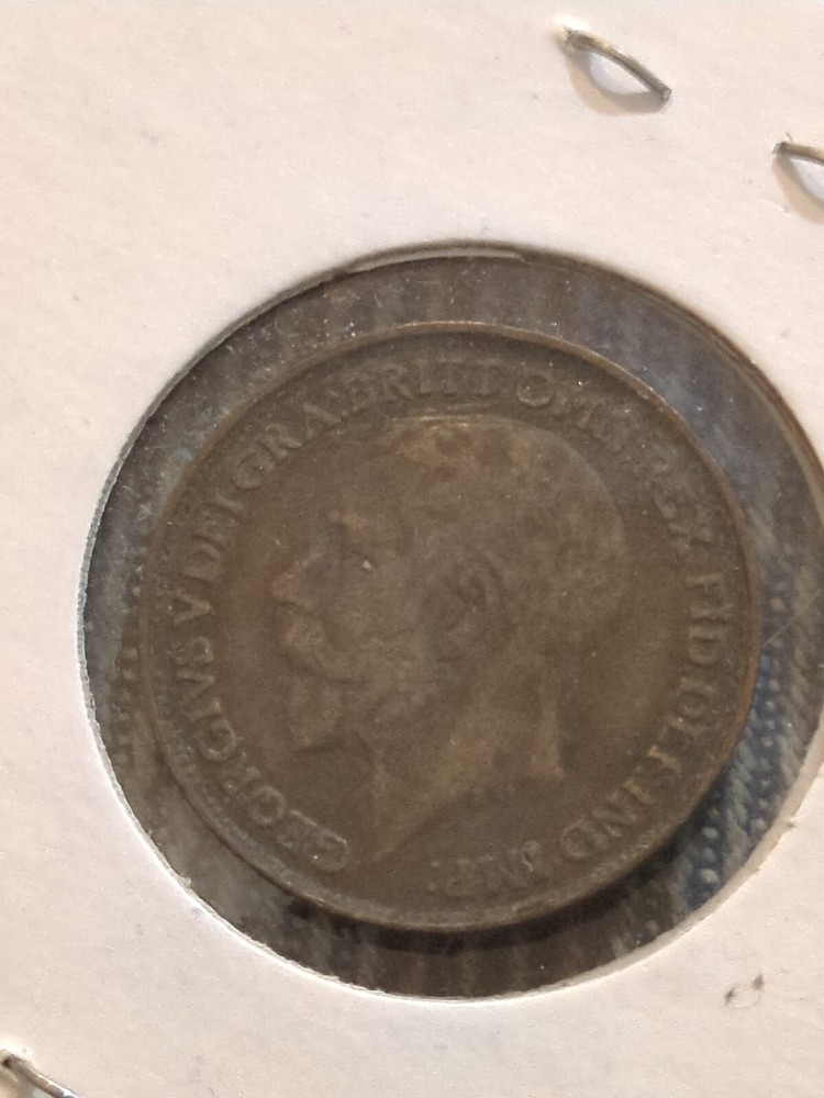 1925 GREAT BRITAIN FARTHING Fine Condition