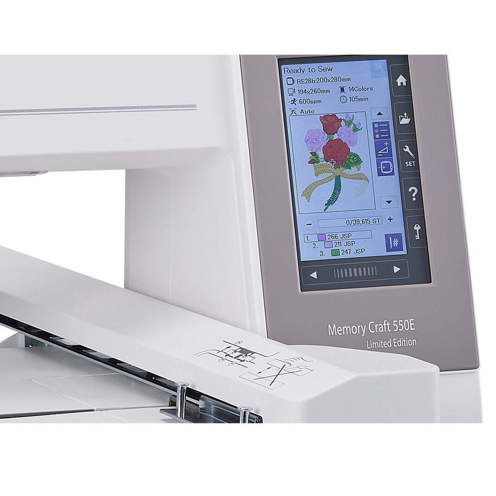 Janome Memory Craft 550E Limited Edition Embroidery Machine