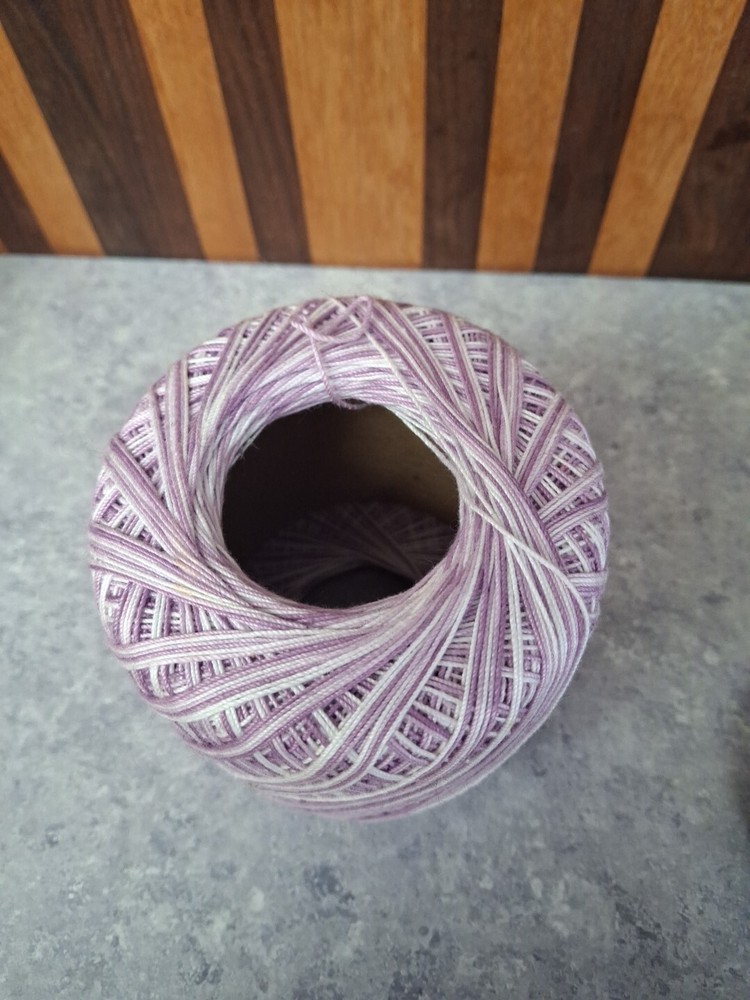 Crochet Thread Varigated Purple No Tags