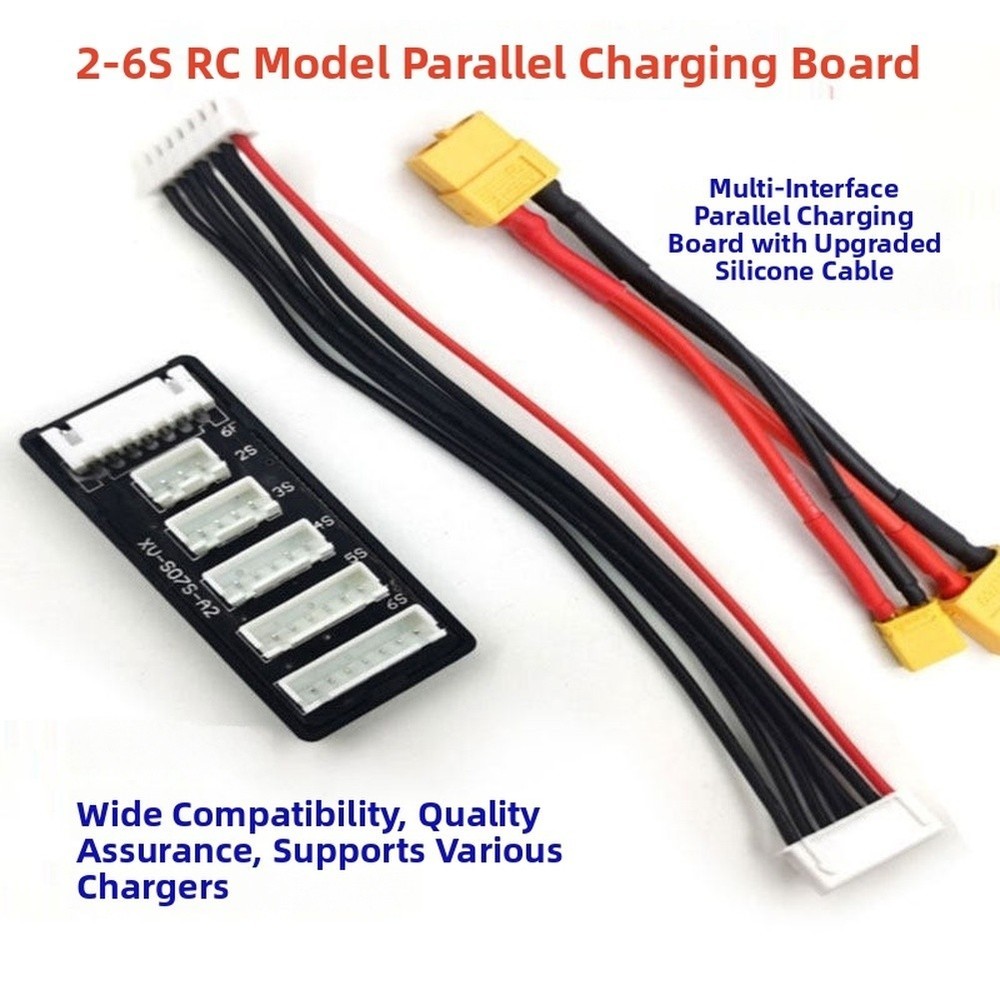 2-6S Parallel Upgraded Silicone Cable ABS Material Compatible With B6 Charger
