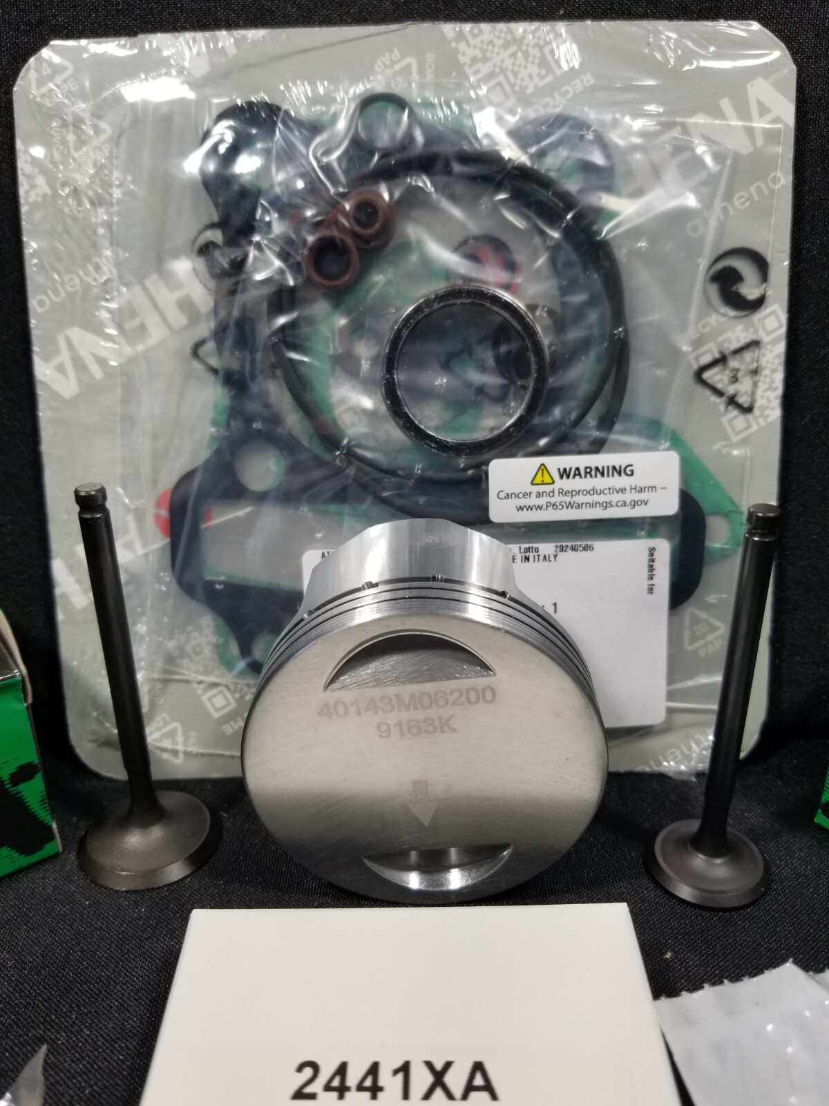 Polaris RZR 170 Top End Rebuild Kit Wiseco Piston Bronco Valves Athena Gaskets