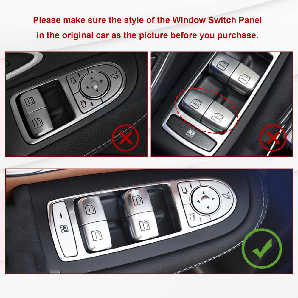 Driver Side Master Power Window Control Replacement For Mercedes Benz C E Class