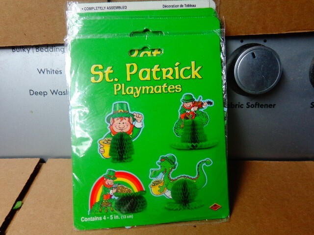 SAINT PATRICKS PLAY MATES 4 PCS IN EACH PKG NEW