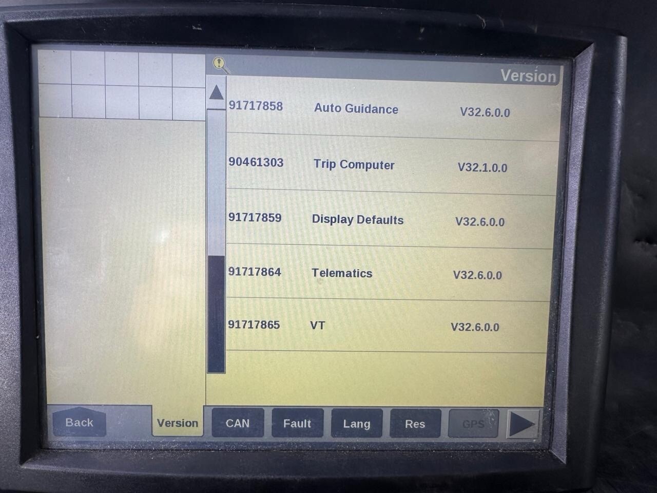FRED II Case IH AFS PRO 700 color Display Inteliview IV