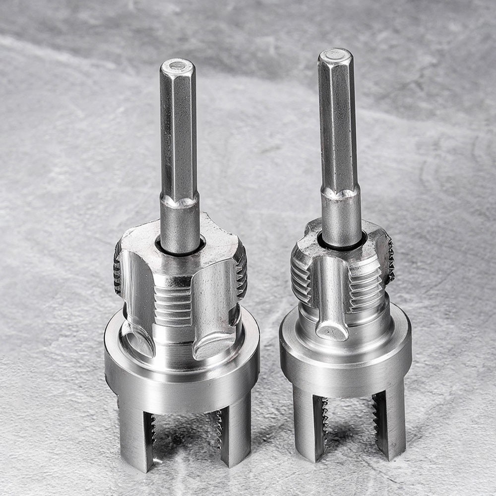 Integrated Internal & External Pipe Threading-Tool, PVC Pipe Threader Kit-NEW