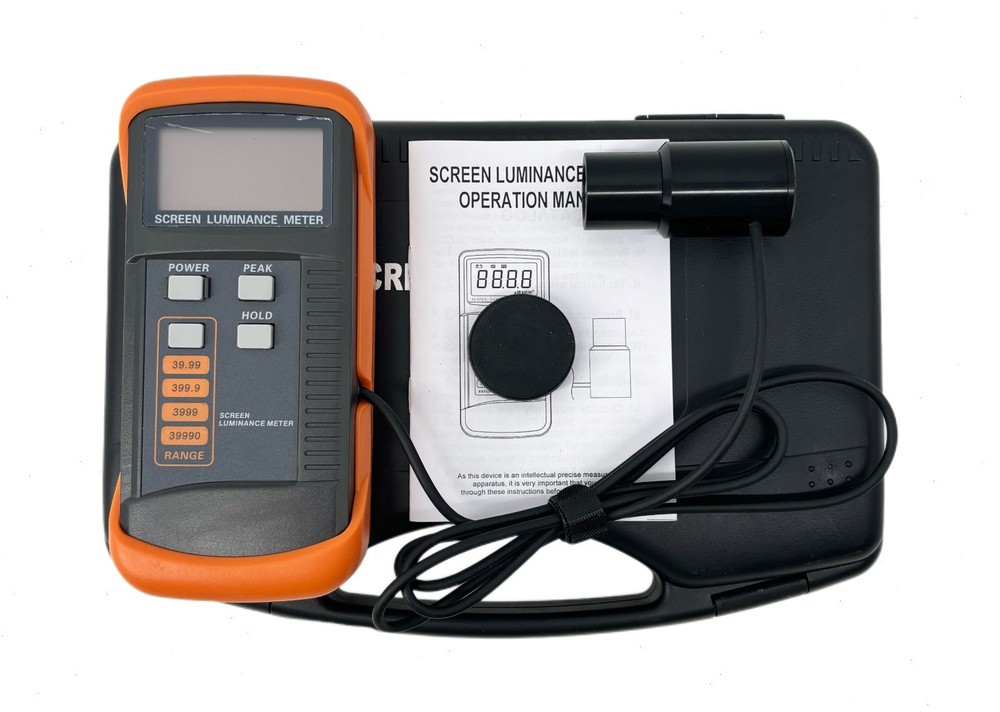 Handheld Screen Brightness Meter with 0.01-39990cd/m2 Data Latching Function
