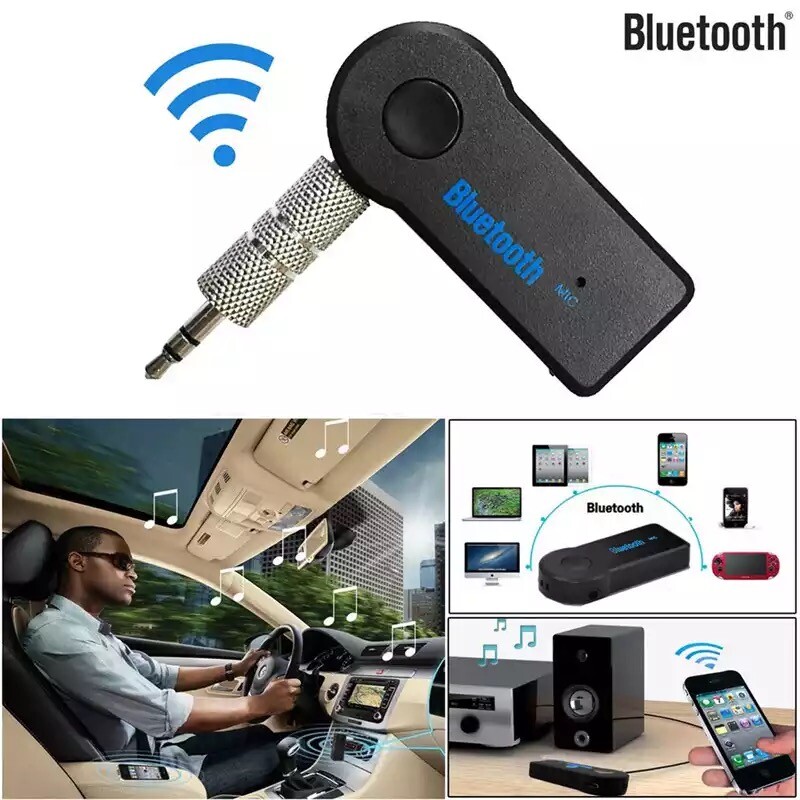 Wireless Bluetooth 3.5mm AUX Audio Stereo Music Car Receiver Adapter A2DP