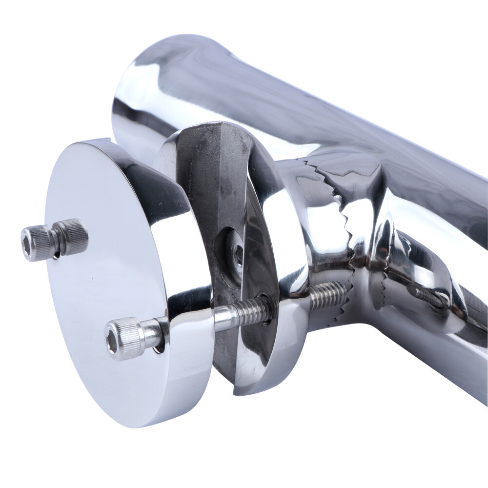 4X Marine Fishing Rod Holder 316 Stainless Steel Clamp on 1-1/4" -2" Rod Holder