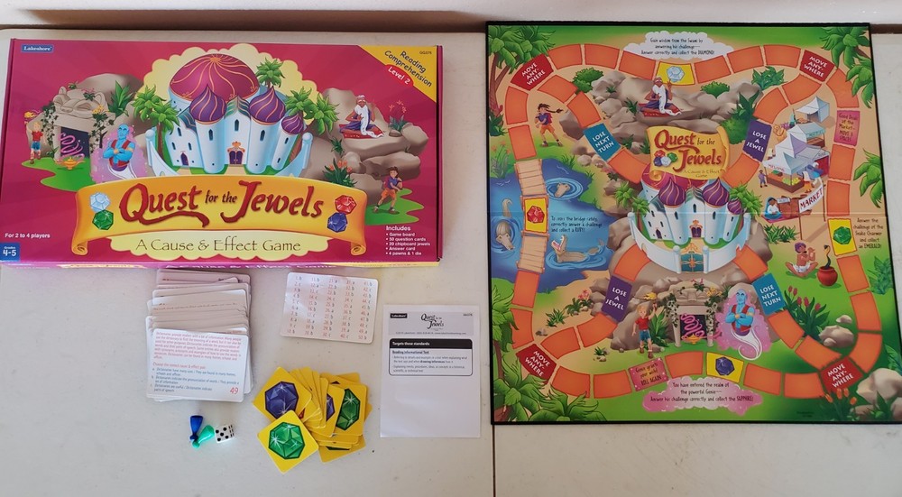 Lakeshore Learning Board Games Reading Comprehension Grades 4-5 Level 2