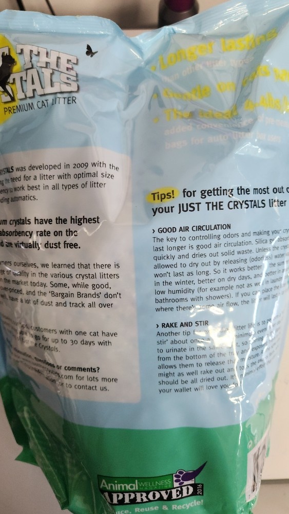 Just The Crystals Premium Cat Litter