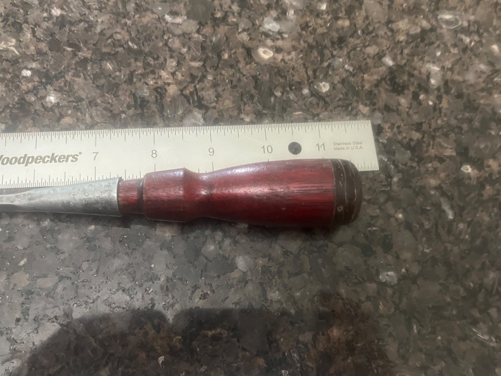 Stanley No. 720 chisel 1/4" - Very Good - Custom Handle - Nice