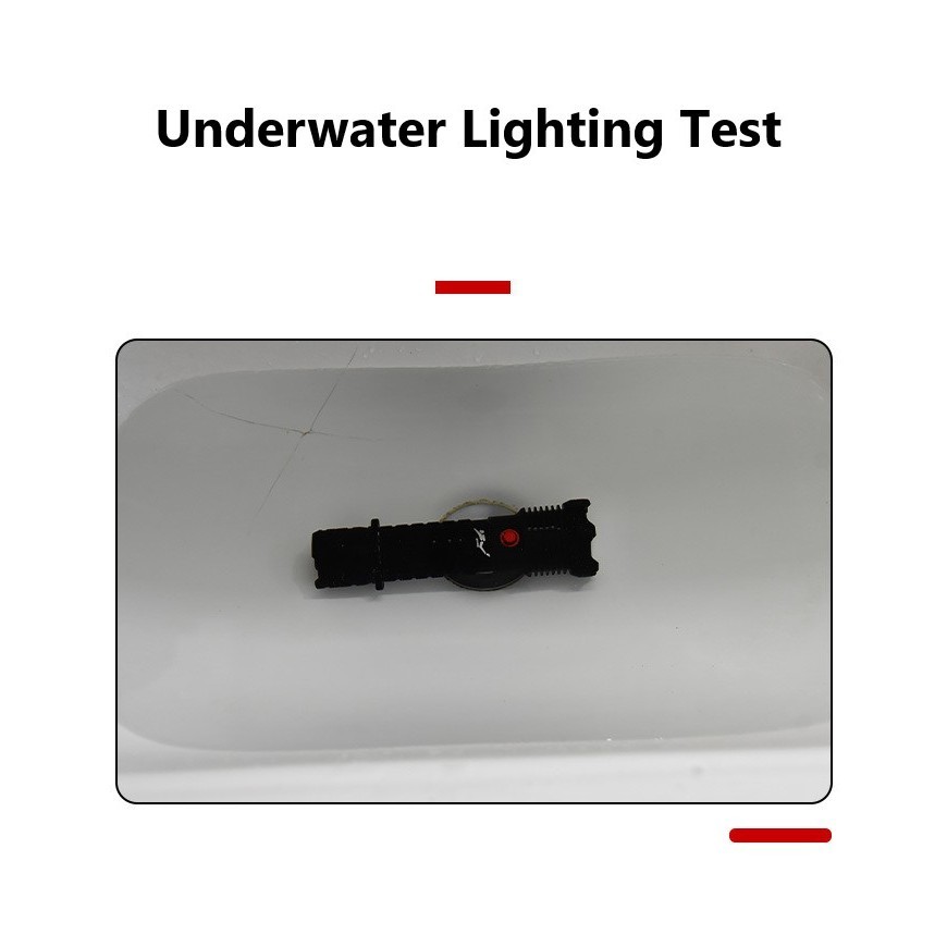 LED Diving Light 100m Waterproof Scuba Flashlight Underwater LED Dive Light Lamp