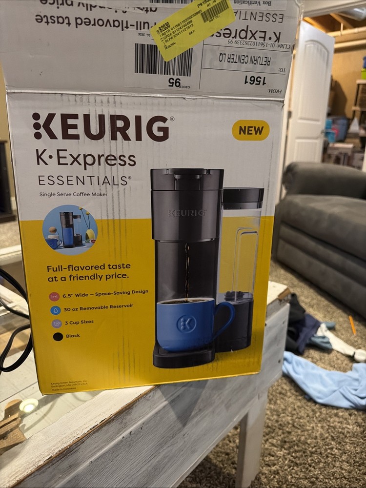 Keurig K Express Essentials Single Serve K Cup Coffee Maker Black Tested