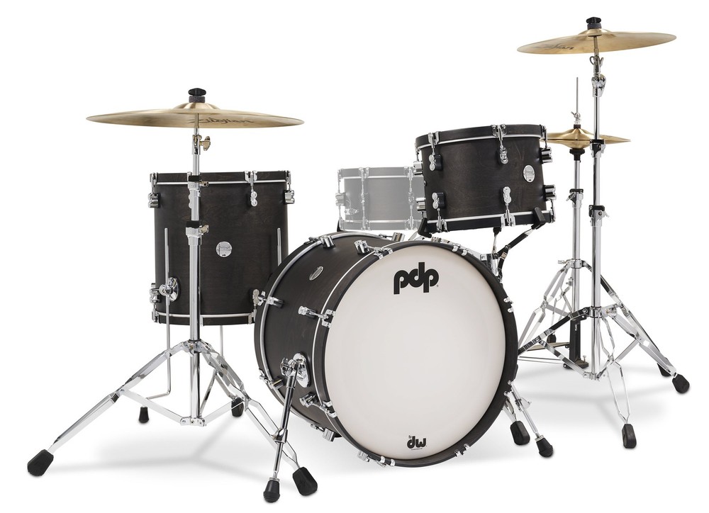 PDP Classic 3-Pc Drum Kit Set 20" Bass - Ebony