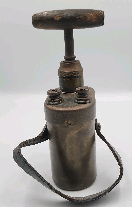 VINTAGE BRASS HERCULES 10 CAP BLASTING MACHINE DYNAMITE DETONATOR