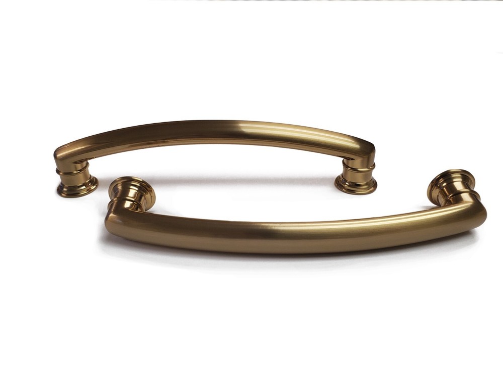 Handles Pulls Knobs Champagne Gold Bronze Kitchen Bath Cabinet Modern 128mm cc