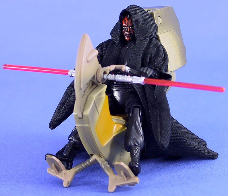STAR WARS TPM DARTH MAUL AND SITH SPEEDER LOOSE COMPLETE