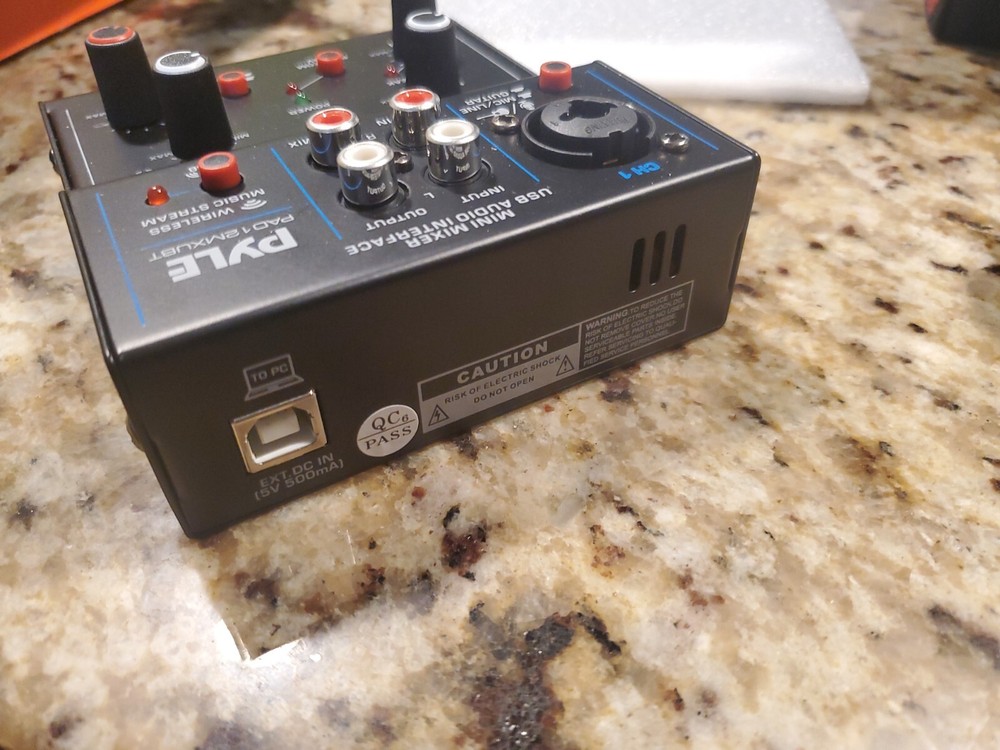 Compact Bluetooth DJ Mixer Interface - 2 channel Wireless