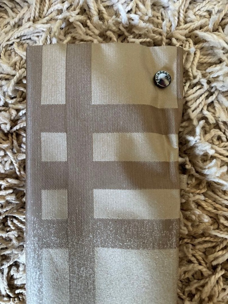 BURBERRY Folding Umbrella Check pattern Glitter Finish New Without Tag Authentic