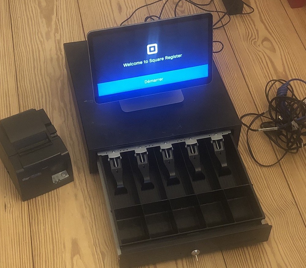 Square Register POS System - Cash Drawer, Printer Included #1