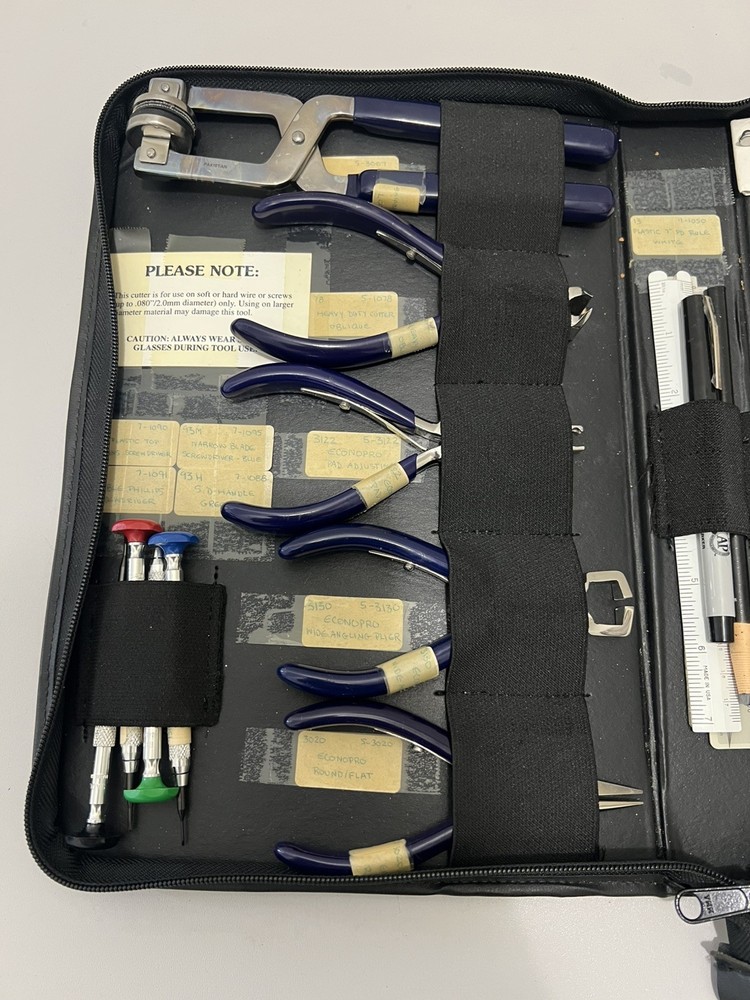 Sadler Optical Tool Kit Plus Leather Case.