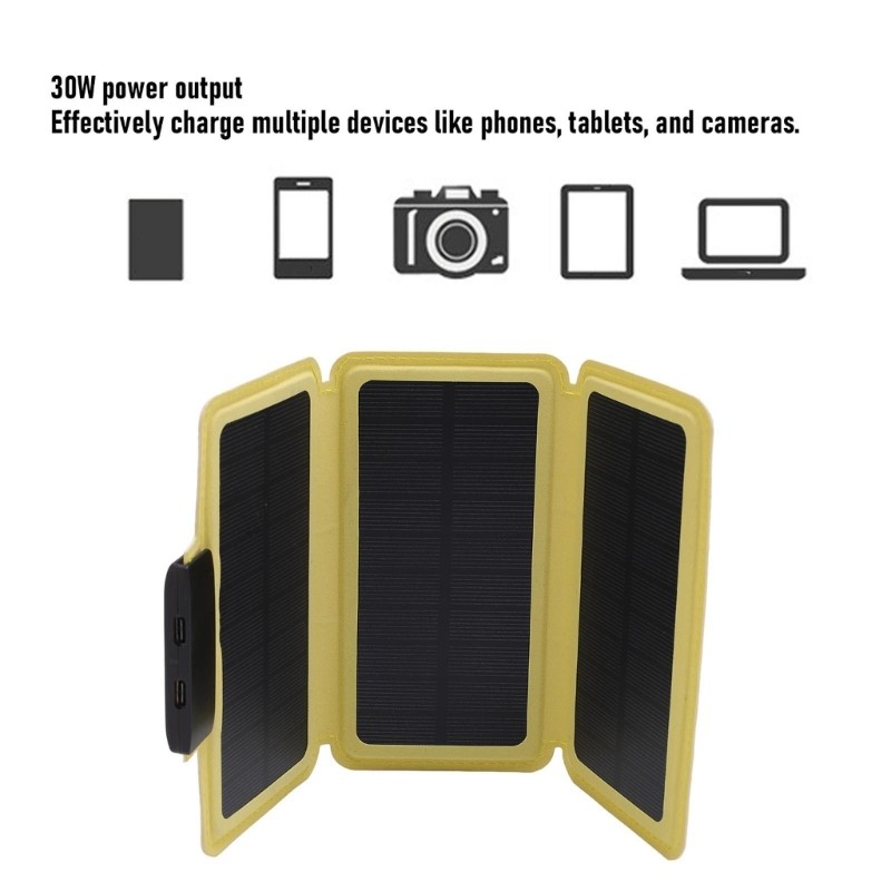 Foldable Solar Charging Panel Portable for Camping Hiking Electronic Device