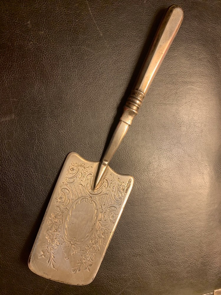Antique Spatula Design Russian Silver 84