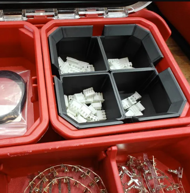 Milwaukee Compact / Low Profile Packout Drop-In Bin Divider 4-Pack