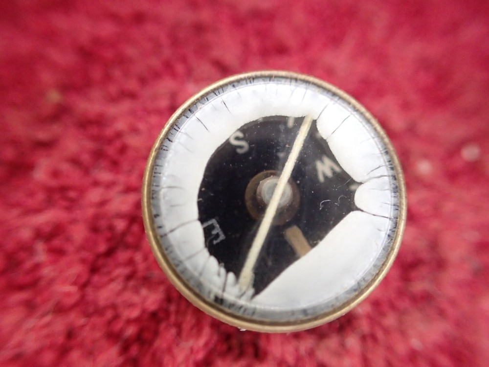 WWII Military Miniature Escape Compass ½ Inch Diameter
