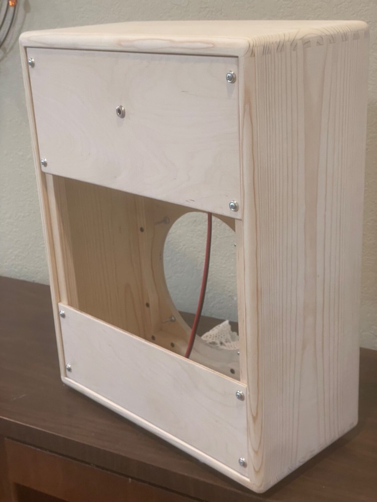 Rawcabs pine rear load 2x10 vertical extension cabinet .