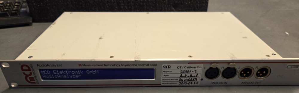 MCD-Elektronic.de project no: 301009-3 Audio Analyzer Analog