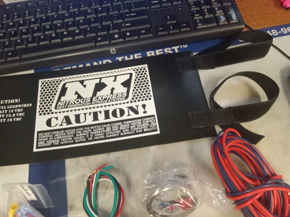 Nitrous Express 15937 Heavy Duty Fully Automatic Nitrous Bottle Heater 6AN