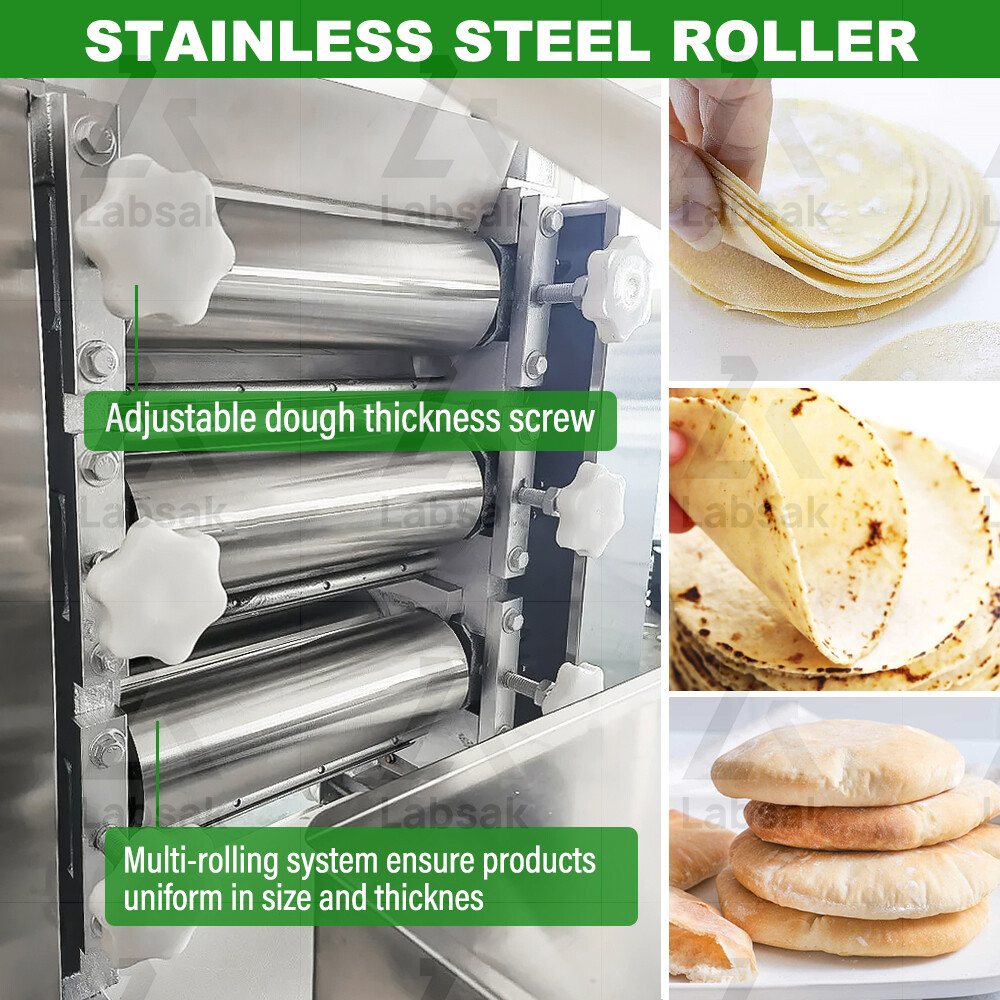 Electric Tortilla Making Machine Pancake Roti Maker Chapati Pressing Machine