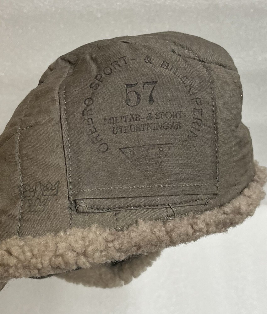 Swedish WWII Winter Trooper Cap