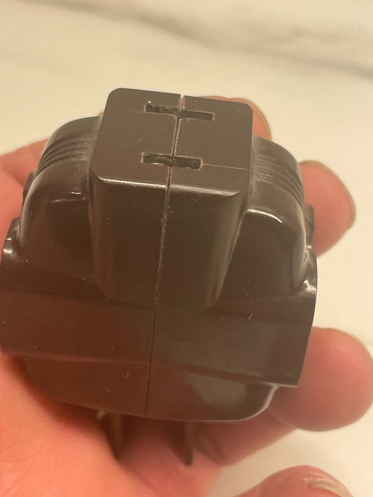 Vintage Bakelite Wall Socket Multi Plug Adapter Extension 1940’s