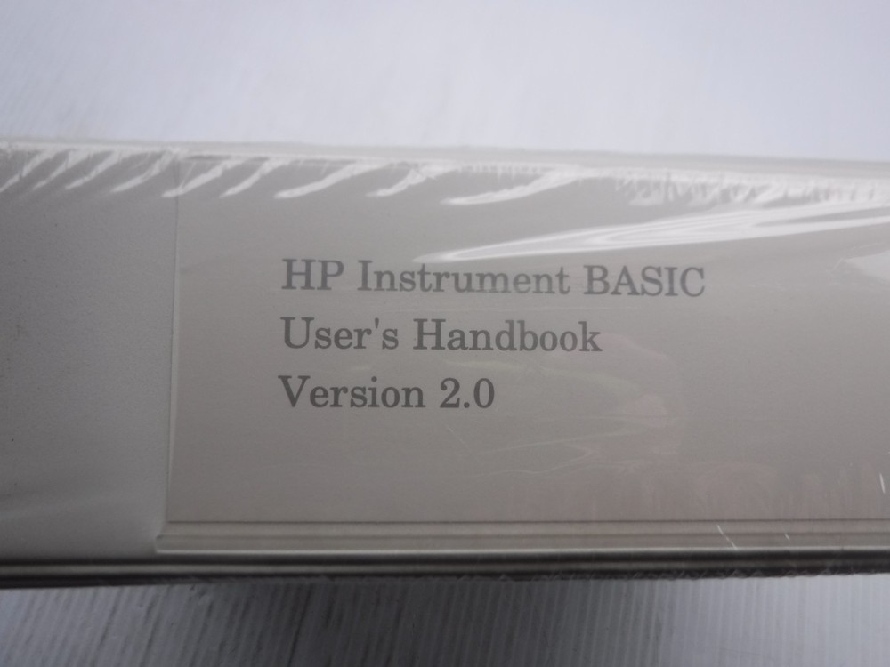 HP Instruments Basic User's Handbook Ver 2.0 E2083-90005