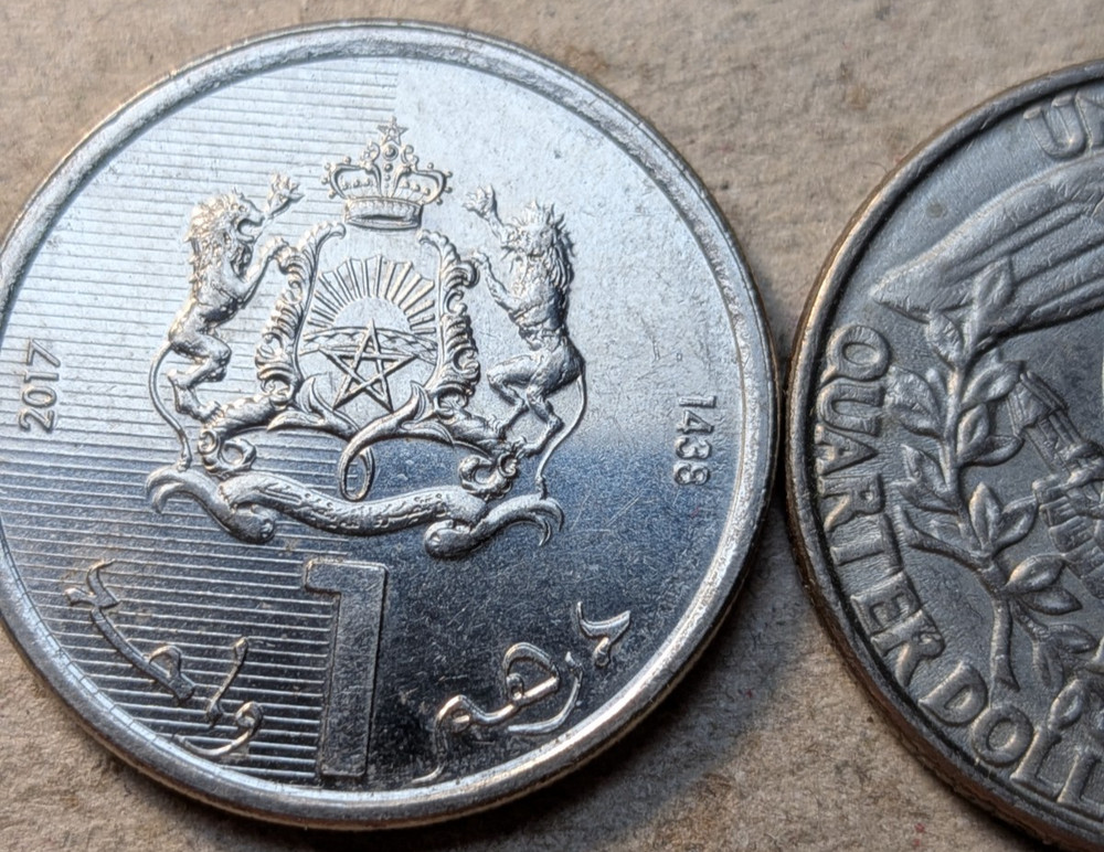 Morocco 1 dirham 2017