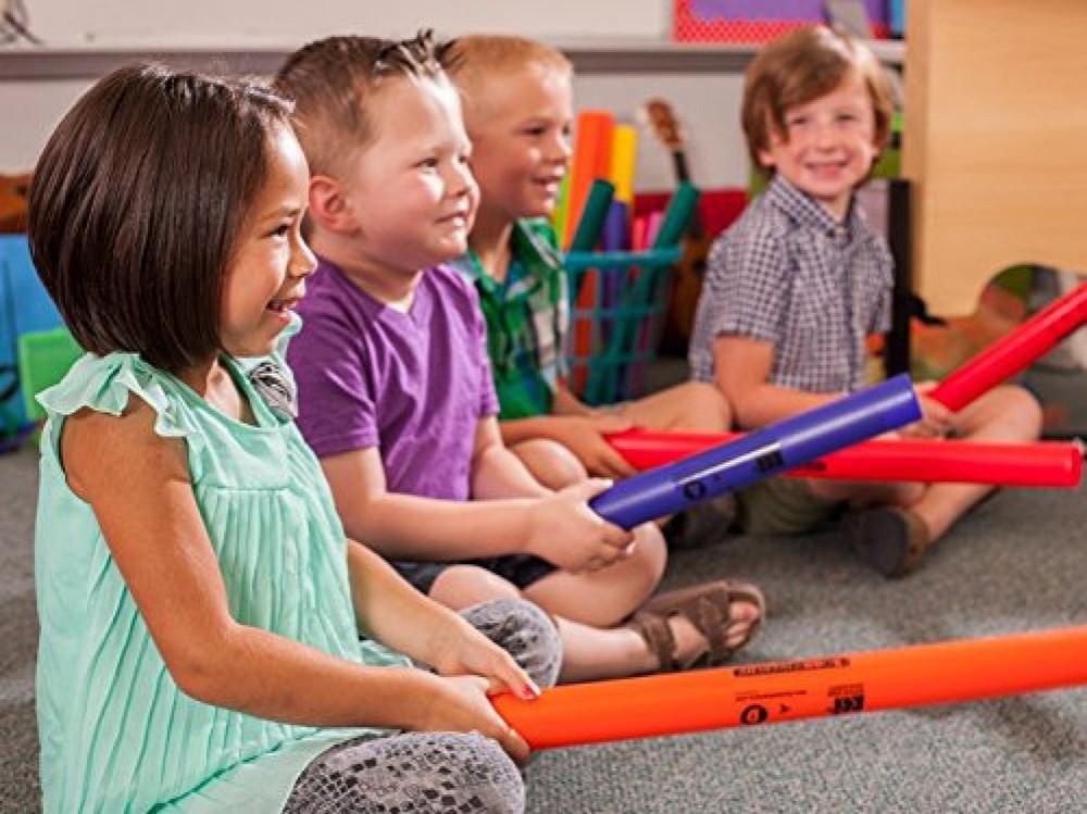 Boomwhackers C Major Diatonic Scale Tuned Percussion Tubes, Plastic, Multi-Co...