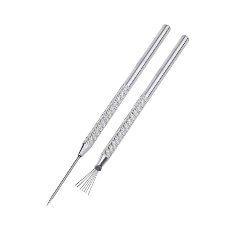 Pottery Craft tool Clay Needle tool and Feather Wire Texture Tool Easy to Use