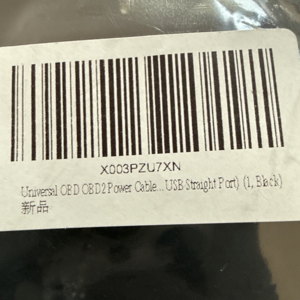 OBD2 Power Cable for Dash Camera, Mini USB to OBD-II