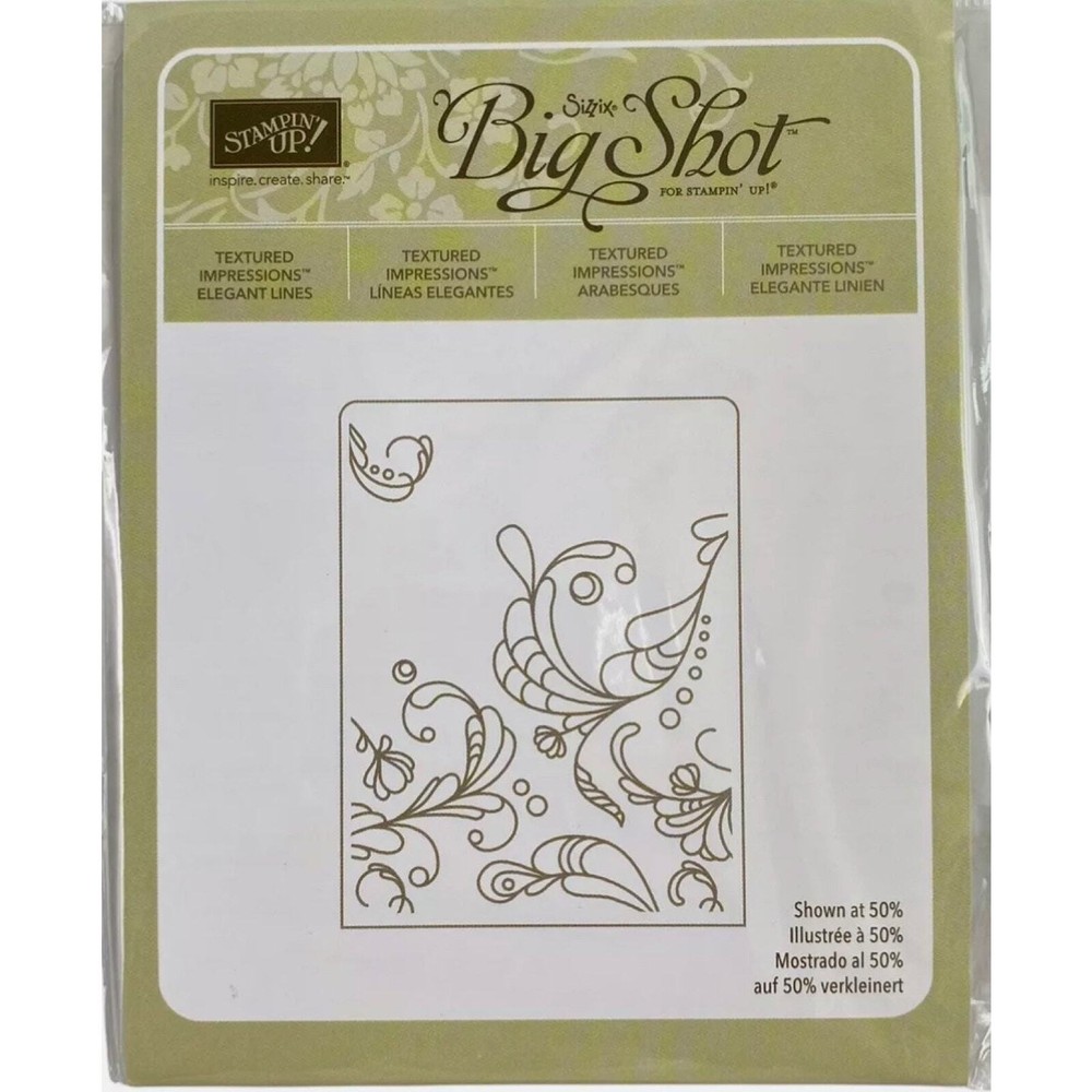 Stampin Up Big Shot Elegant Lines